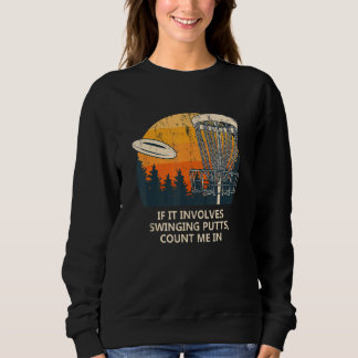 Sudadera Involucra balancear Putts Disk Golf Pun Golfer Chi