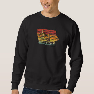 Sudadera Iowa en otras palabras impresionante vintage desga
