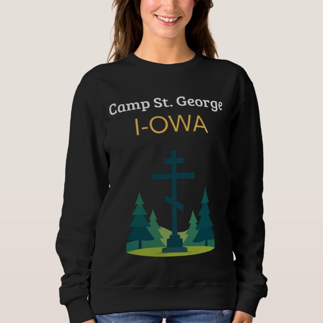 Sudadera Iowa George Saint (Anverso)