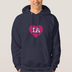 Sudadera Iowa Hot Pink Heart - Amo IA