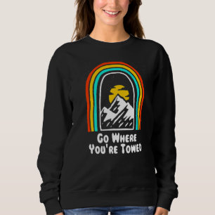Sudadera Ir a donde te asombran Camping Humor Camper Chiste