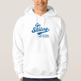 Sudadera Ir a Esquiar – Diseño de Tipografía Mínima de Depo