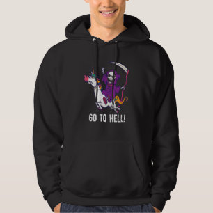 Sudadera Ir Al Infierno Grim Reaper Viajando A Una Coca De