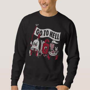 Sudadera Ir Al Infierno Vintage Gótico E Alegre Y Alegre