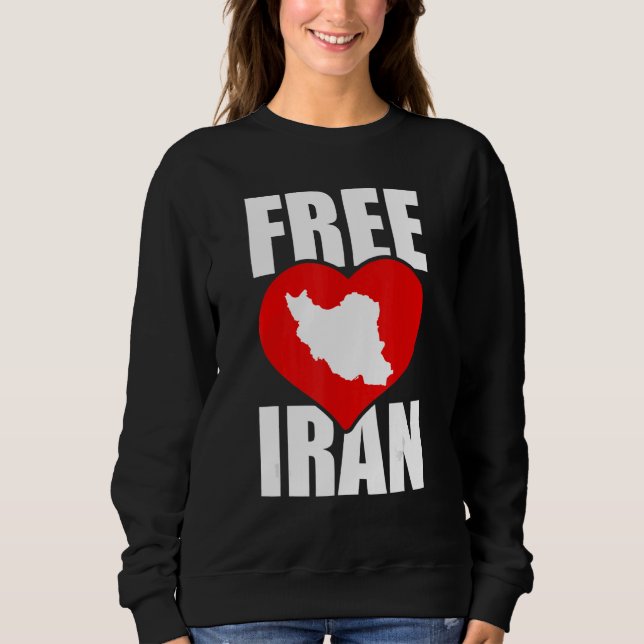 Sudadera Irán libre ama la libertad persa Azadi (Anverso)