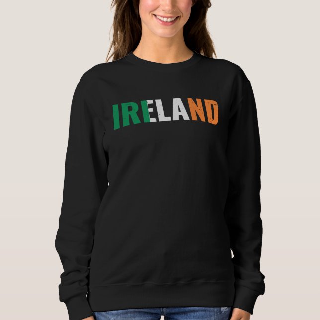 Sudadera Ireland Irish Home Pride Irish Flag (Anverso)