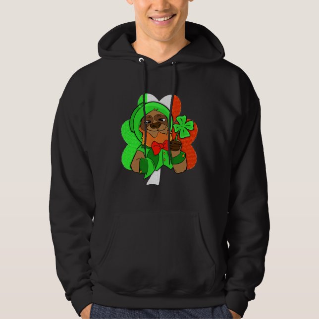 Sudadera Ireland Leprechauns Sloth (Anverso)
