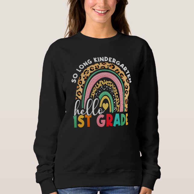 Sudadera Iris So Long Kindergarten Hola primer grado de ens (Anverso)