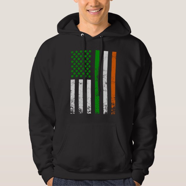 Sudadera Irish American Flag Ireland Flag  St Patrick s Day (Anverso)