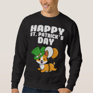 Sudadera Irish Dog Green Shamrock Happy St Patricks Day