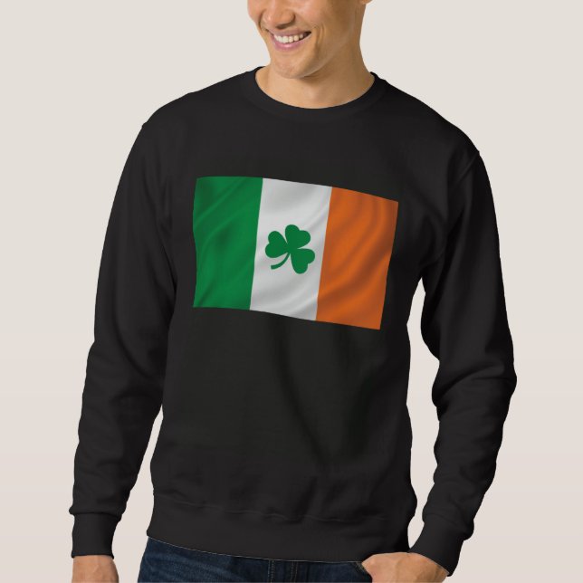 Sudadera Irish Flag Irish Pride Shamrock (Anverso)