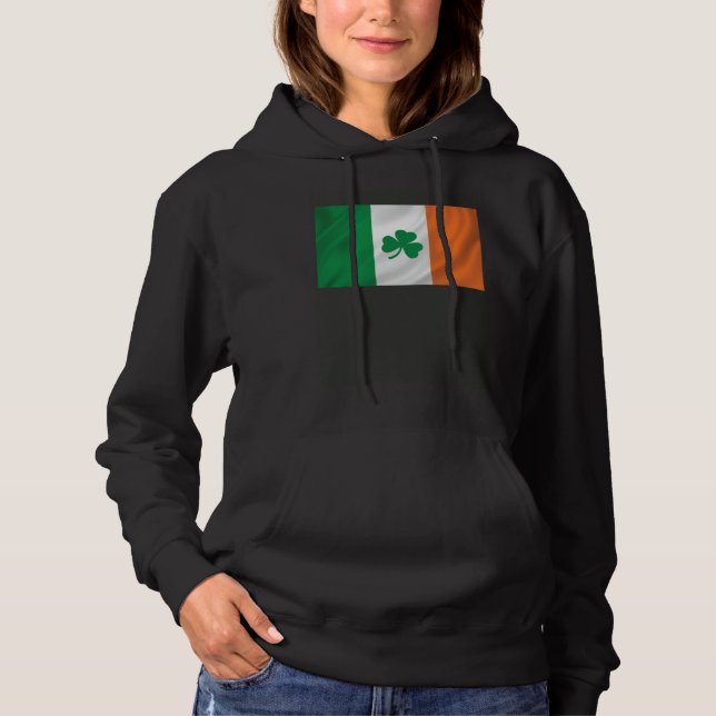 Sudadera Irish Flag Irish Pride Shamrock (Anverso)