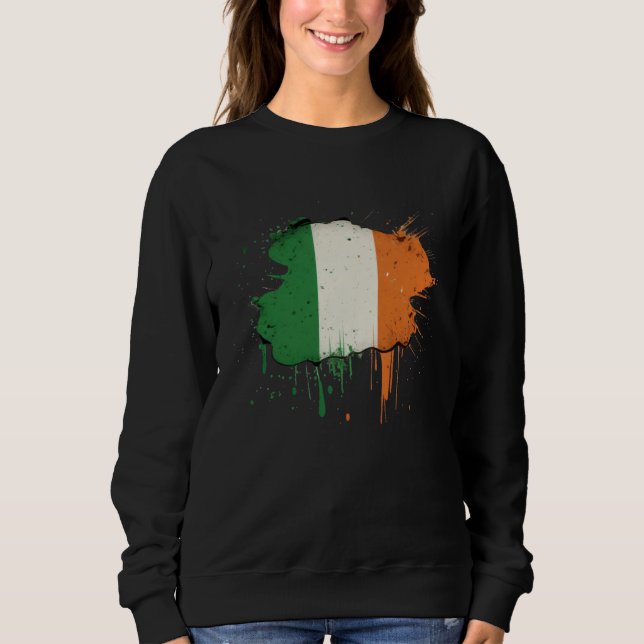 Sudadera Irish Flag St Patrick s Day (Anverso)
