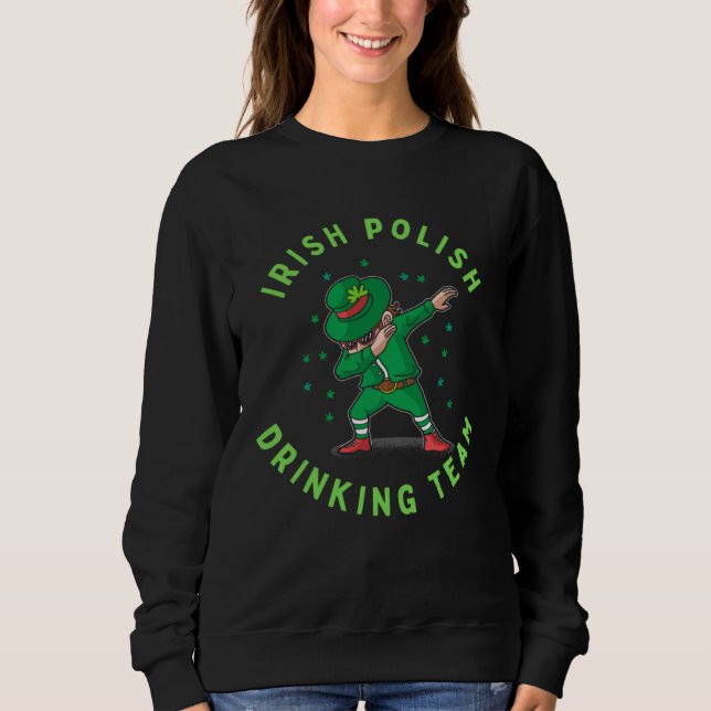 Sudadera Irish Polish  St Patrick s Day  For Men (Anverso)