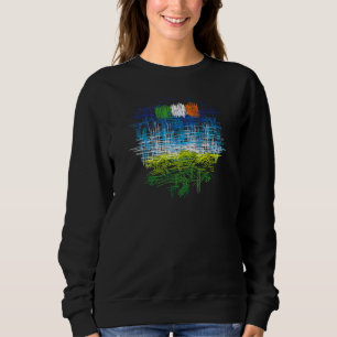 Sudadera Irlanda: Bandera con diseño paisajístico