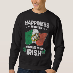 Sudadera Irlanda Boda irlandés raíz bandera irlandesa casad