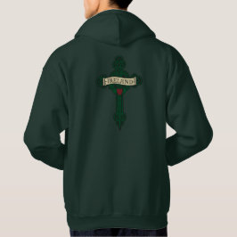 Sudadera Irlanda - cruz céltica y Claddagh