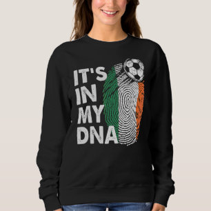 Sudadera Irlanda En Mi Dna, El Equipo De Bandera De Irlanda