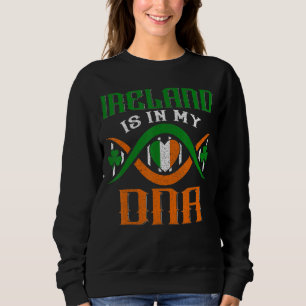 Sudadera Irlanda Está En Mi Adn Irlandés Roots Saint Patric