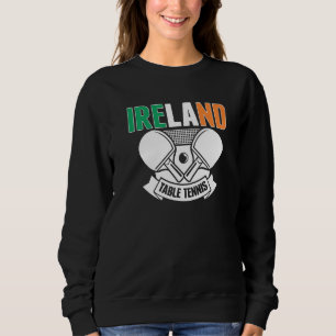 Sudadera Irlanda Ping Pong Equipo Irlandés de Tenis de Me
