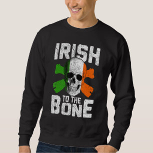 Sudadera Irlandés Al Calavero De Irlanda Humana Día De San