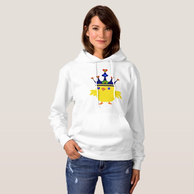 Sudadera 👍 ☘ ❤️ 👑 Irlandés Crowne Chicken Fabulous Bella  (Anverso completo)