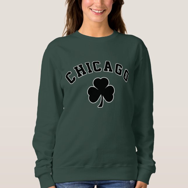 Sudadera Irlandés de Chicago (Anverso)