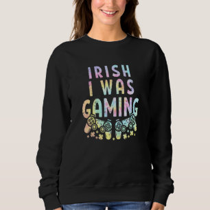 Sudadera Irlandés De Tye De Colores Que Estaba Jugando Grac