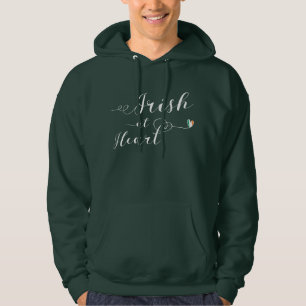 Sudadera Irlandés En Heart Hoodie, Irlanda
