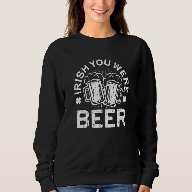 Sudadera Irlandés, eras Beer St Patrick Day Bebe (Anverso)