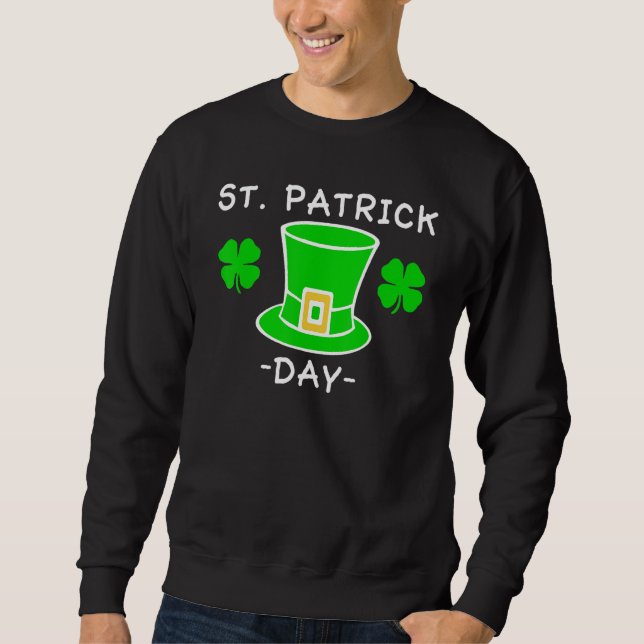 Sudadera Irlandés, estaba bebiendo el día de St Patricks (Anverso)