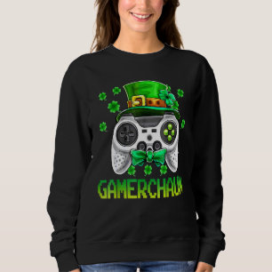 Sudadera Irlandés, estaba jugando a un divertido video del