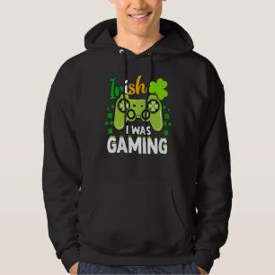 Sudadera Irlandés, estaba jugando a un divertido video del 