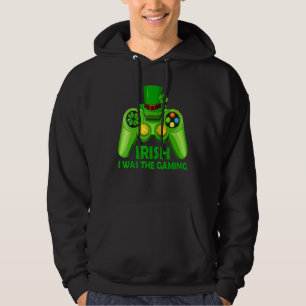 Sudadera Irlandés, estaba jugando a un divertido video del
