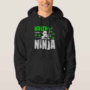 Sudadera Irlandés Fui Un Ninja Día De San Patricio Japón Ka