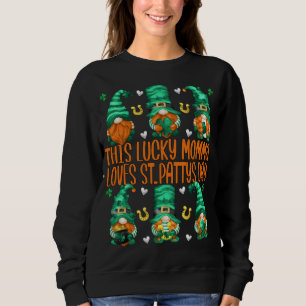 Sudadera Irlandés gracioso, esta afortunada mamá ama a St. 