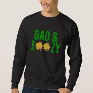Sudadera Irlandés Malo Y Acosador St Patrick Day Bebe Graci