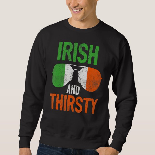 Sudadera Irlandés Pun Irish y la jerga divertida del Día de (Anverso)