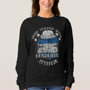 Sudadera Irlandeses Hondureños Afligidos Actitud Patriótica