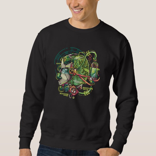Sudadera IRobot Go Green (Anverso)