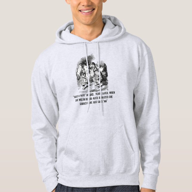 Sudadera Ironic Alice (En El País De Las Maravillas) Rehab (Anverso)