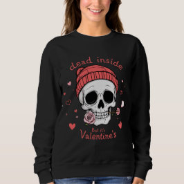 Sudadera Ironic Valentine Skull