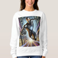 Ironman Futurista ciudad Rush Hoodie - Neon Hero C