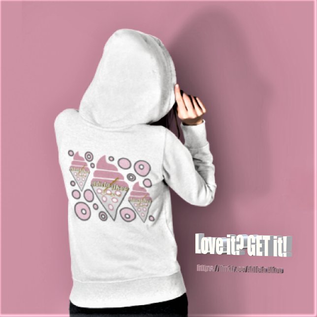 Sudadera Irresistible helado de helado de helado de azote c (Irresistible Ice Cream Liquorice Hoodie by Poet Adiela Akoo. Love it? GET it! Shop the collection!)