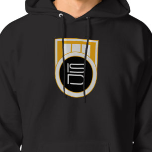Sudadera ISD Black Gold Streetwear Logo Retro