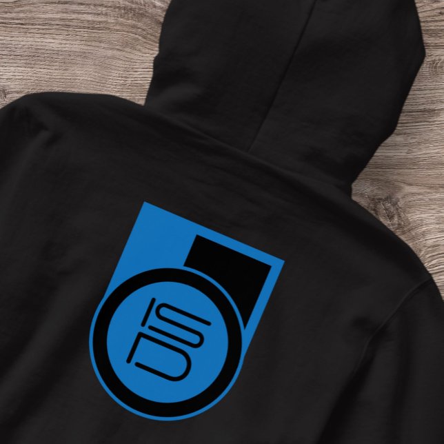 Sudadera ISD Men's Black Blue Logo Streetwear  (Subido por el creador)