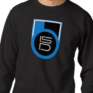 Sudadera ISD Negro Azul Blanco Streetwear Urbano 