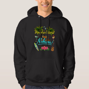 Sudadera Isla Dauphin Playa Alabama Palm Sun Set P