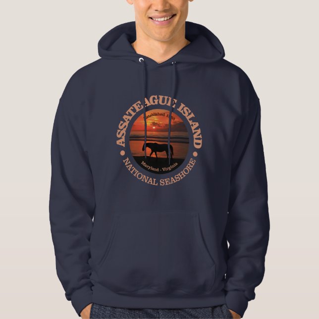 Sudadera Isla de Assateague Mar Nacional (Anverso)