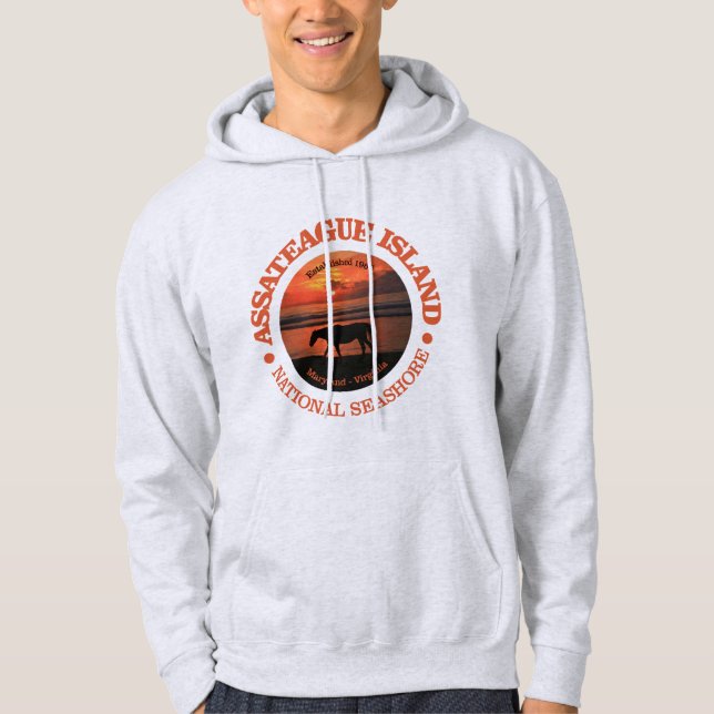 Sudadera Isla de Assateague Mar Nacional (Anverso)